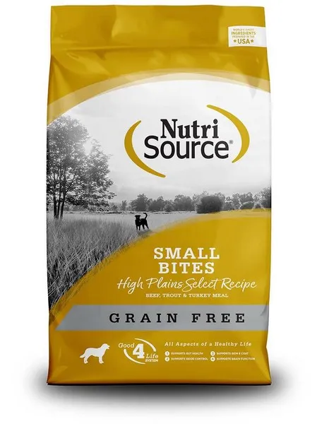 15 Lb Nutrisource Grain Free High Plains Select Small Bites - Treat